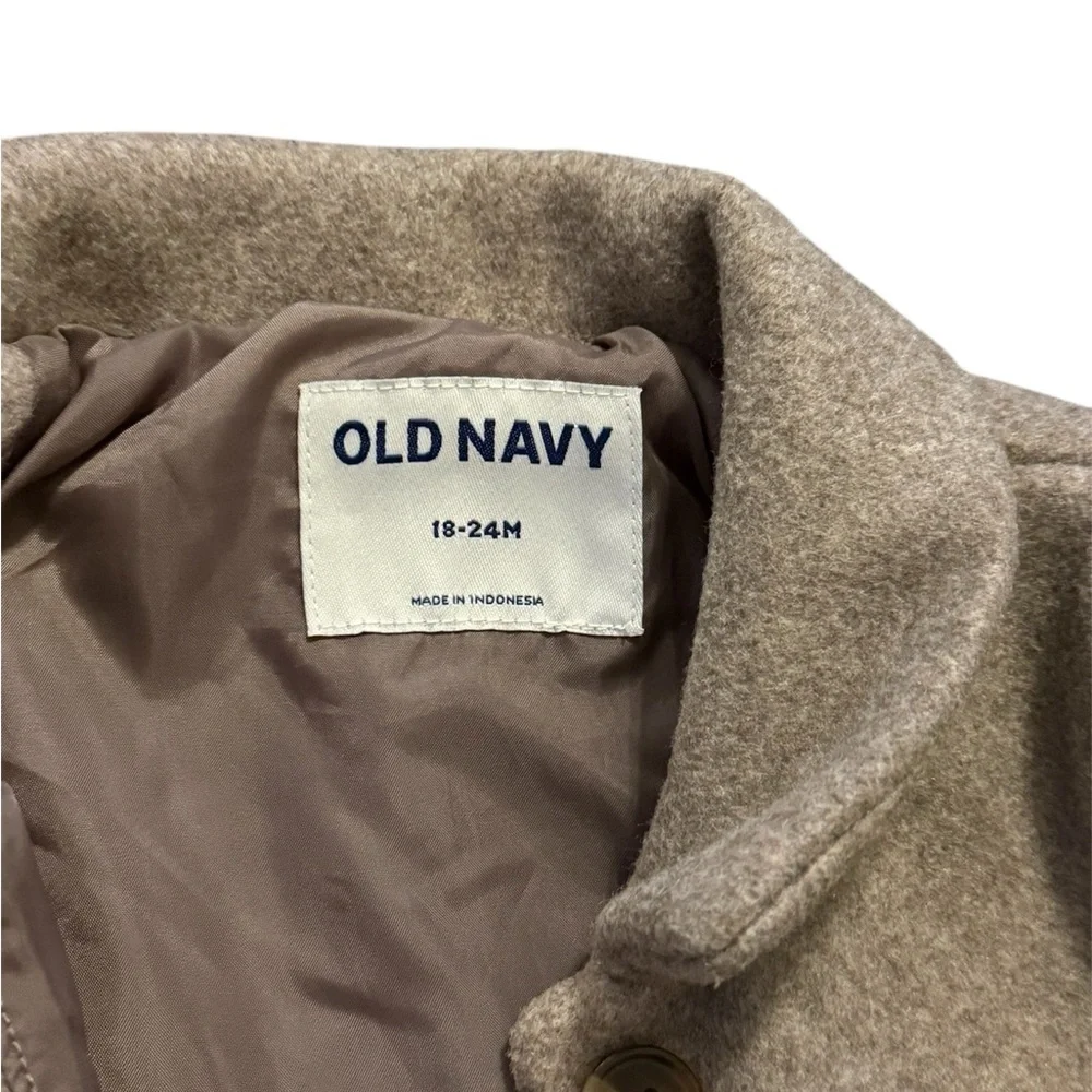 Old Navy Kids Tan Pea Coat